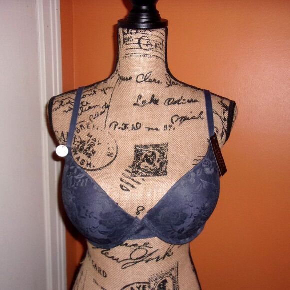 Youmita India Ink Underwire  Light Padded Lace Demi 38C Bra - Picture 10 of 10